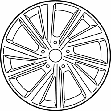 Hyundai 52910-CL110 WHEEL ASSY-ALUMINIUM