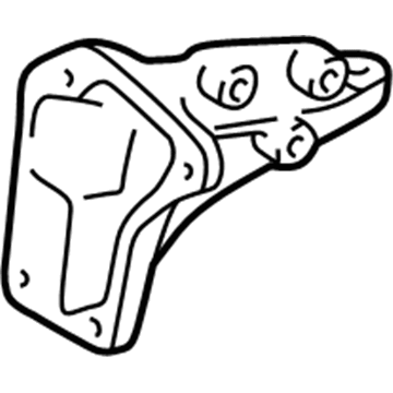 Lexus 12321-20070 Bracket, Engine Mounting, Rear(For Transverse Engine)