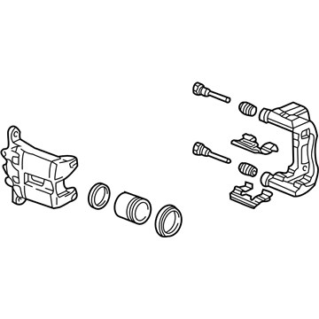 Acura 06452-S0K-505RM Caliper Sub-Assembly, Right Front (Reman)