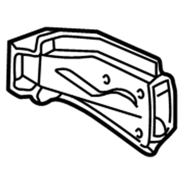 Honda 50843-S04-N10 Bracket, R. FR. Stopper (MT)