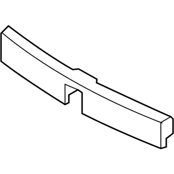 Hyundai 86620-0W700 Absorber-Rear Bumper Energy