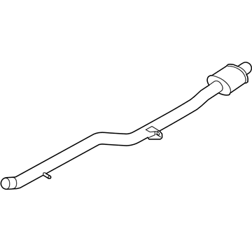 BMW 18-30-7-646-097 Front Silencer Exhaust Pipe