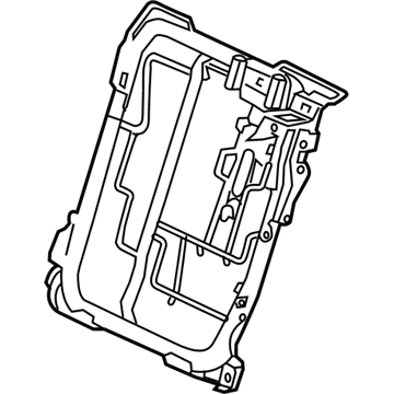 Lexus 71018-24010 Frame Sub-Assembly, Rear Seat