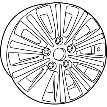 Mopar 1SP67SZWAB Aluminum Wheel