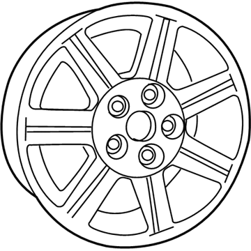 Mopar 1SP68GSAAA Wheel-Aluminum