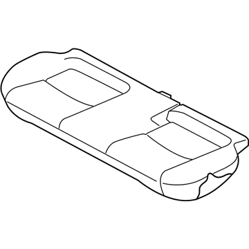 Toyota 71460-WB013 CUSHION ASSY, RR SEA