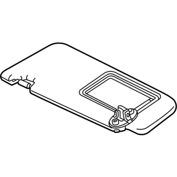 Lexus 74310-78101-A0 VISOR ASSY, RH