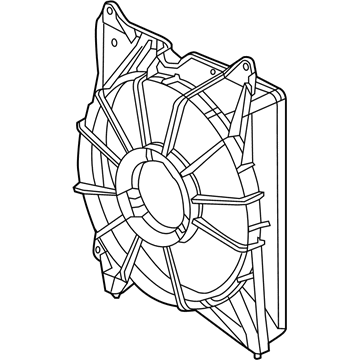 Honda 19015-5A2-A01 Shroud Complete