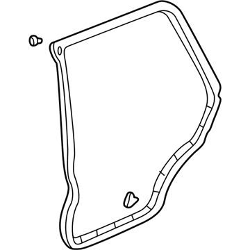 Honda 72810-SCA-E01 Weatherstrip, R. RR. Door