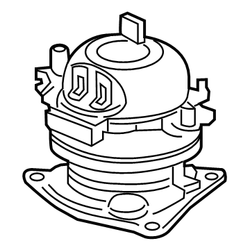 Acura 50810-TYA-A01 Mounting Rubber, Engine Rear