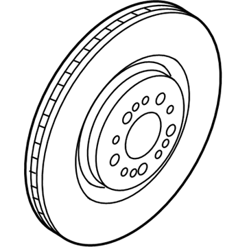 Hyundai 51712-D2110 Disc-Front Wheel Brake