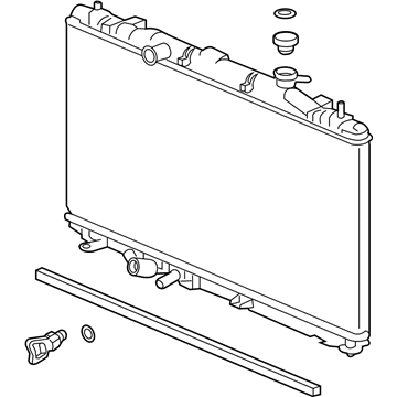 Honda 19010-6C1-A01 Radiator