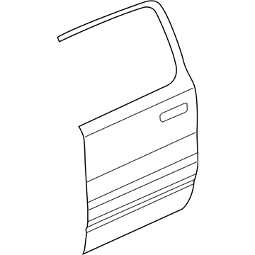 Mopar 68292550AC Rear Door Outer