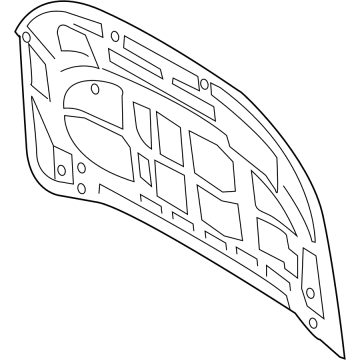 Ford M2DZ-16612-A HOOD ASY