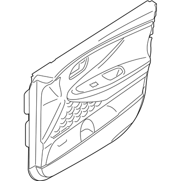 Hyundai 82307-S2080-NNB Panel Assembly-Front Door Trim, LH