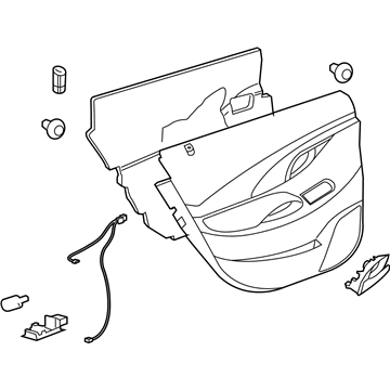 GM 26204234 Door Trim Panel