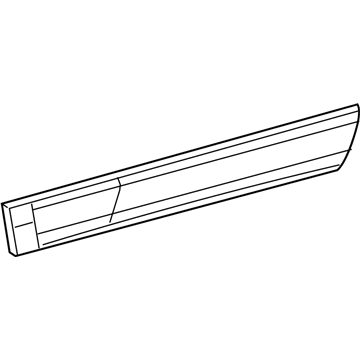 Mopar 6VX67RXFAB Molding-Front Door