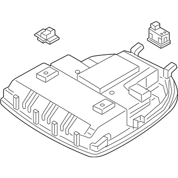 Hyundai 92800-B1020-SG2 Overhead Console Lamp Assembly