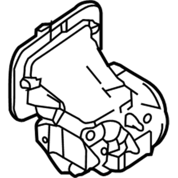 Nissan 27886-1HS0B Door-Intake Blower, Front