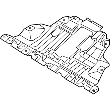 Mopar 68248087AA Belly Pan-Front