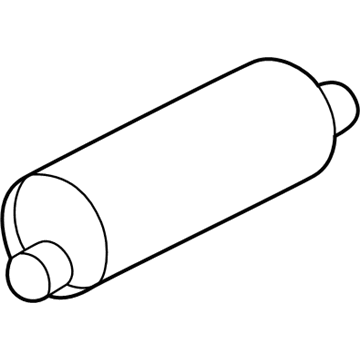 Mopar 52103247AB MUFFLER-Exhaust