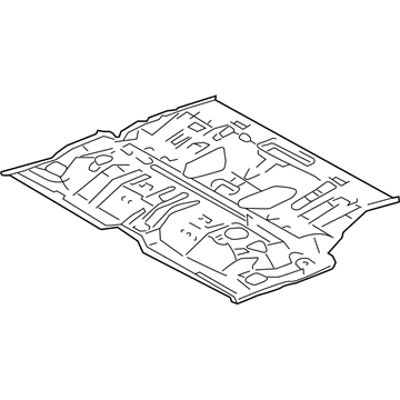 Toyota 58211-60070 Center Floor Pan