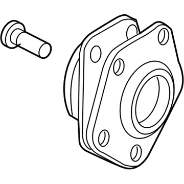 Nissan 40202-5SA0A Hub Assembly-Road Wheel, Front