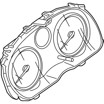 Nissan 24810-9AA2C Speedometer Instrument Cluster