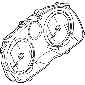 Nissan 24810-ET003 Speedometer Instrument Cluster