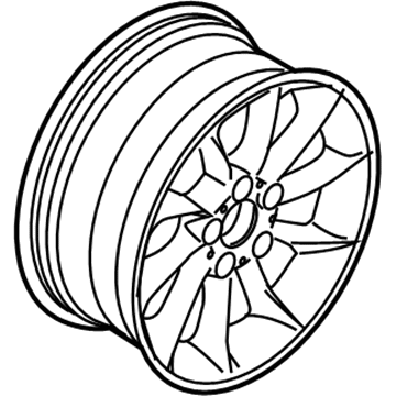 BMW 36-11-6-758-191 Light Alloy Rim