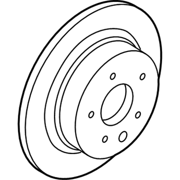 Nissan 43206-6CA1A Rotor Brake