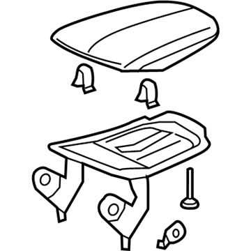 Acura 83405-TZ3-A01ZQ Armrest (Type W)