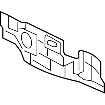 Honda 74251-TR0-A00 Insulator, Dashboard (Lower/Outer)