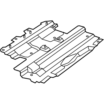 Mopar 55057071AB Seal-Radiator Lower