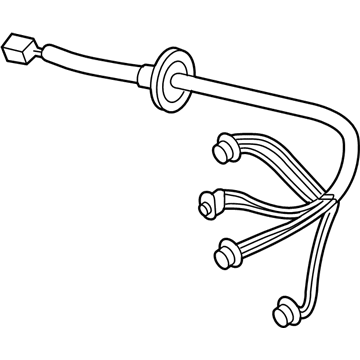 Hyundai 92430-2C010 Rear Combination Holder & Wiring