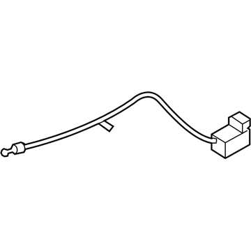 BMW 61-12-9-232-587 Plus Pole Battery Cable