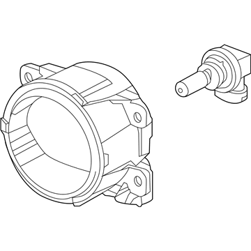 Acura 33900-T0A-A01 Foglight Assembly, Front