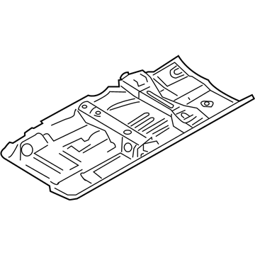 Nissan G4321-1ETMA Floor Front