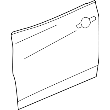 Nissan H0152-1JAAB Panel - Front Door, Outer RH