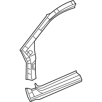 Honda 04645-TS8-A92ZZ Panel L, FR Outsid