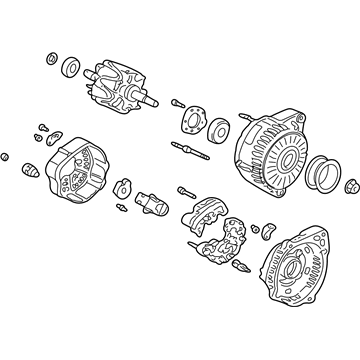 Honda 06311-P8F-A01RM Alternator (Reman)