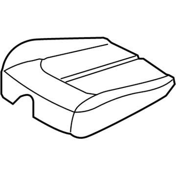 Kia 88160D5010A3A Front Cushion Covering, Left