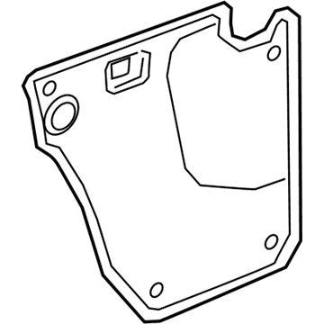 GM 23274421 Water Deflector