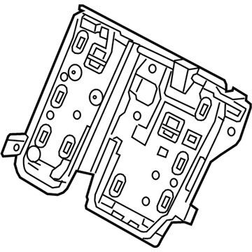 Kia 893101U010 Frame Assembly-Rear Seat Back