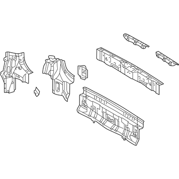 Toyota 58302-08031 Rear Body Panel