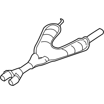 BMW 18-10-1-440-366 Centre Muffler