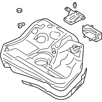 Mopar 1700A014 Fuel Tank Assembly