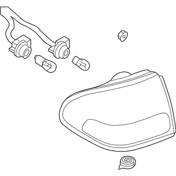 Nissan 26555-6Z525 Lamp Assembly-Rear Combination, LH