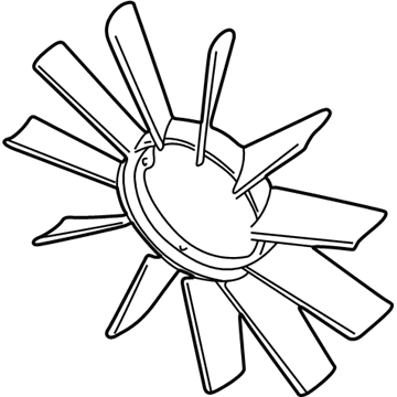 BMW 11-52-7-831-932 Fan Blade