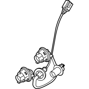 Hyundai 92491-AB000 Holder & Wiring-Rear COMBI, O/S